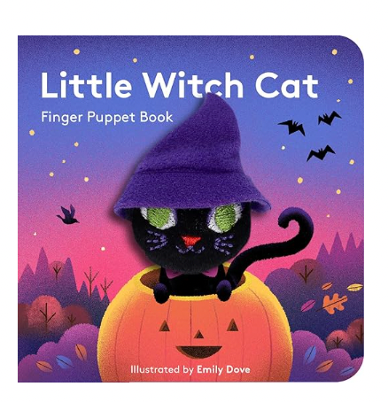 Little Witch Cat: Finger Puppet Book