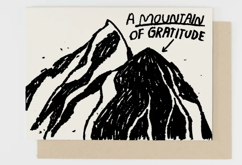 Mountain of Gratitude Card - Stay Forever