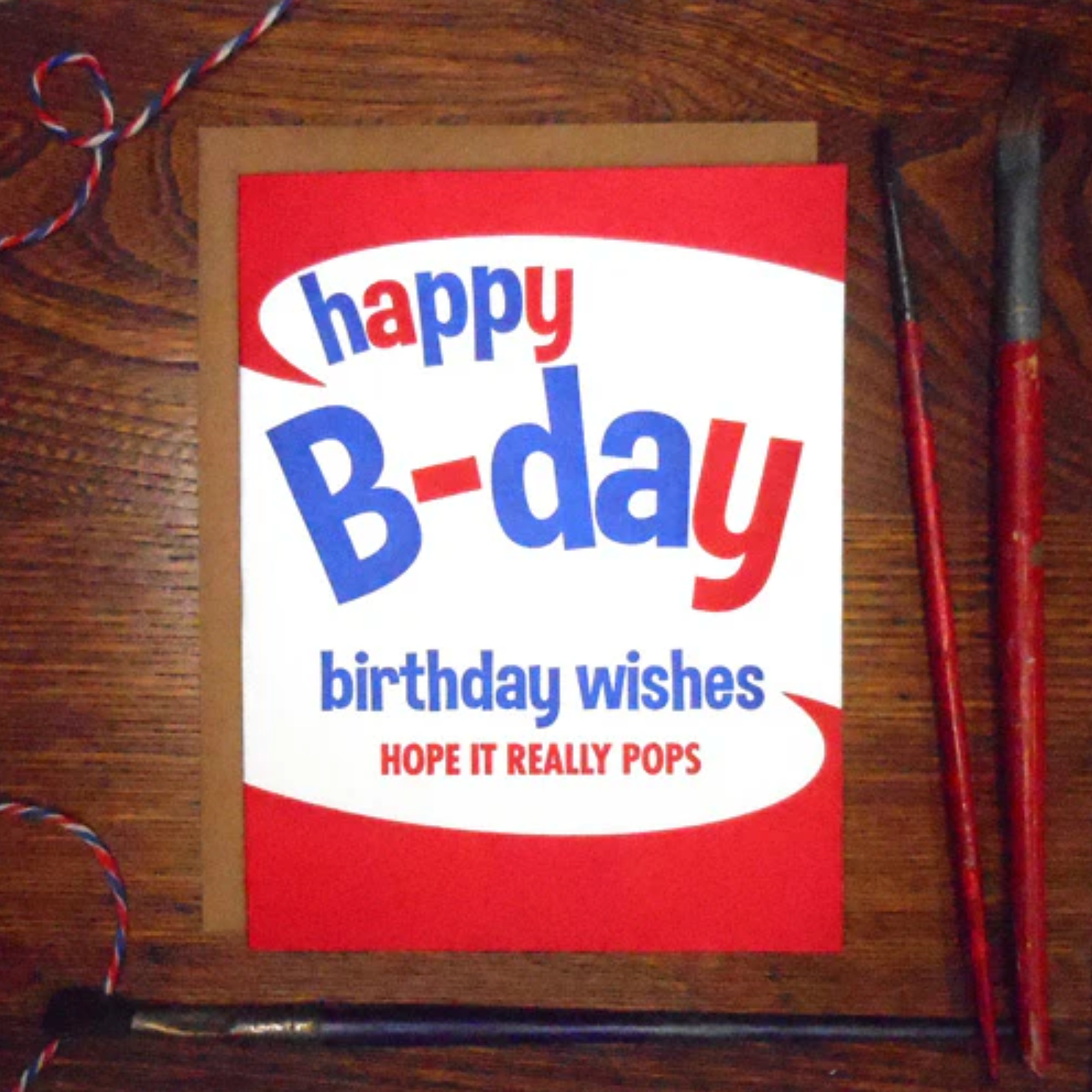 B-Day Pop Art Card