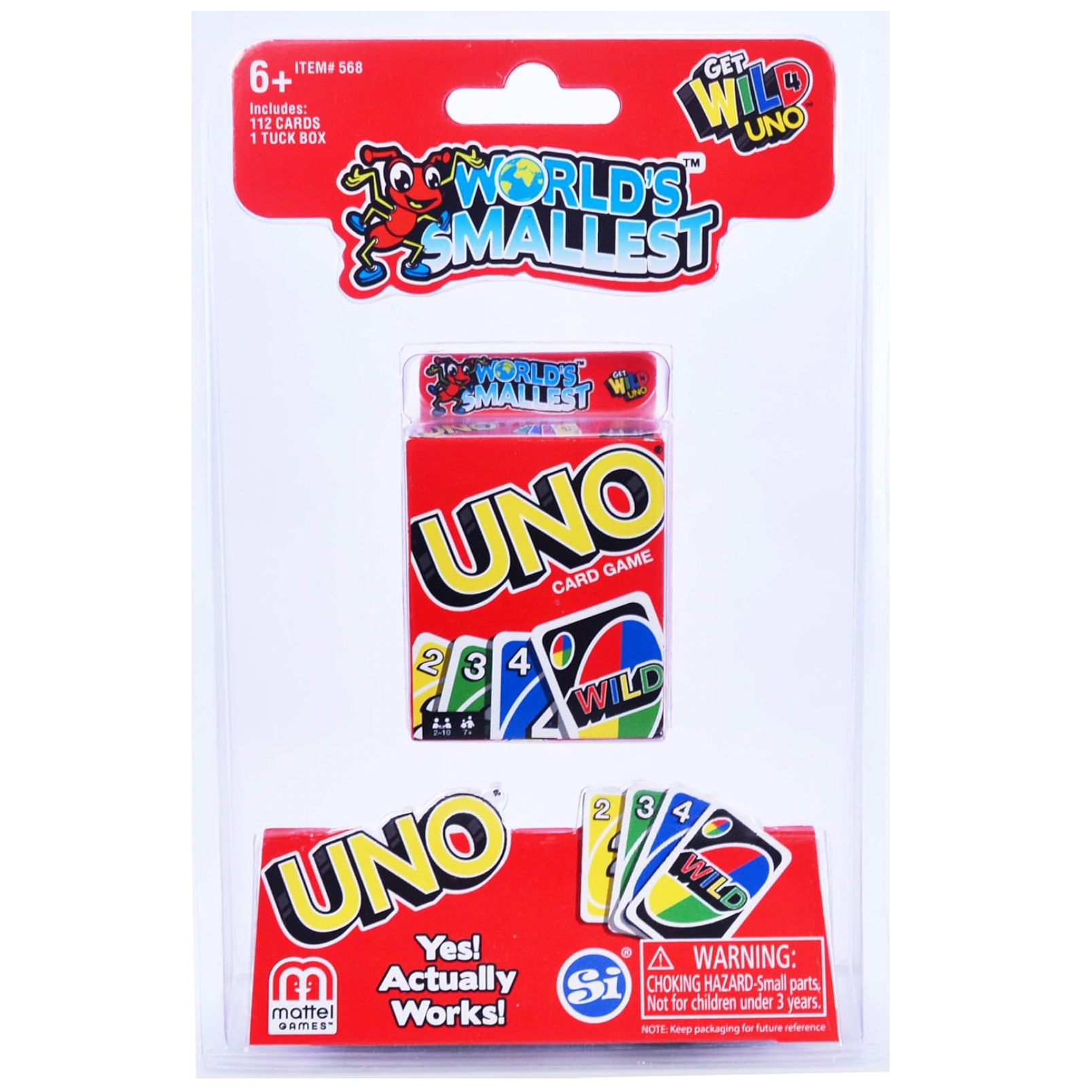 World's Smallest Uno Card Game