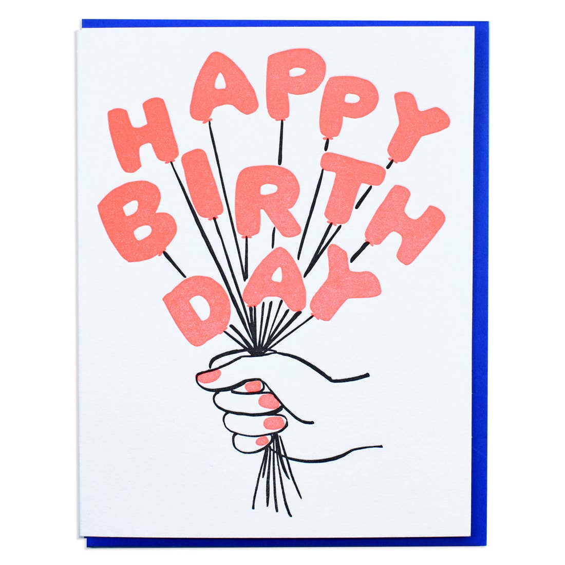 And Here We Are | Birthday Balloons Card