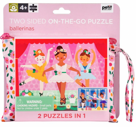 Two-Sided On-the-Go Puzzle Ballerinas