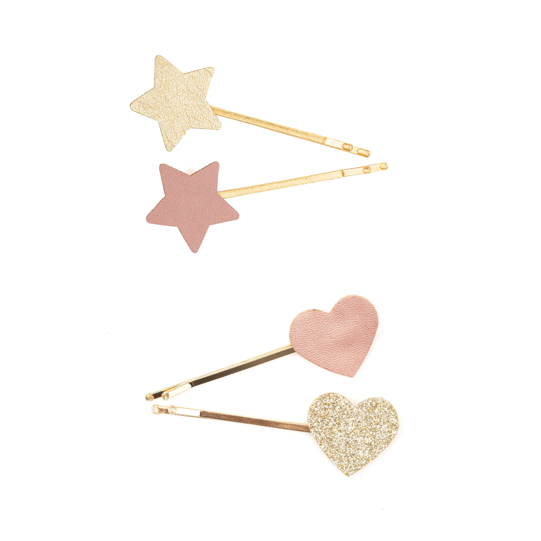 Boutique Matte Star Bobby Hairclips (Set of 2) - Stay Forever