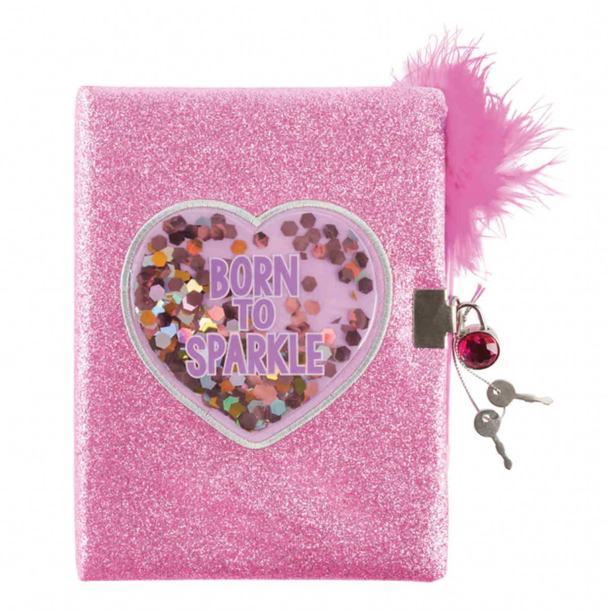Born To Sparkle Glitter Journal