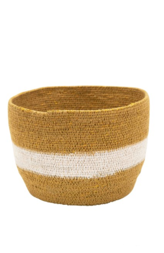 Hand-Woven Seagrass Basket