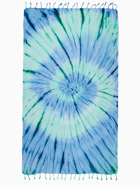 Tie Dye Pestemal Turkish Beach Towel