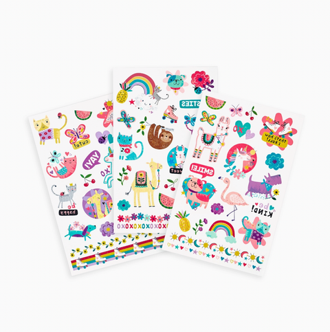 Tattoo Palooza Temporary Glitter Tattoo: Funtastic Friends