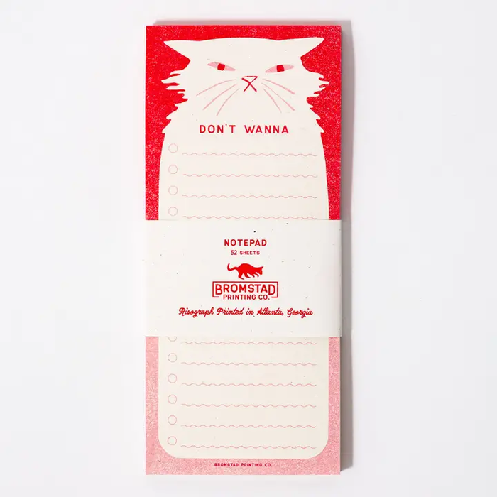 Don't Wanna - Risograph Notepad - Stay Forever