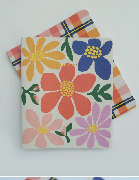 Primary Blooms Notebook Duo