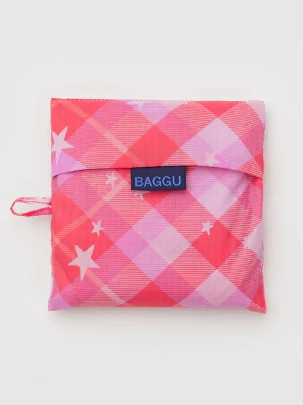 Big Baggu - Pink Star Plaid