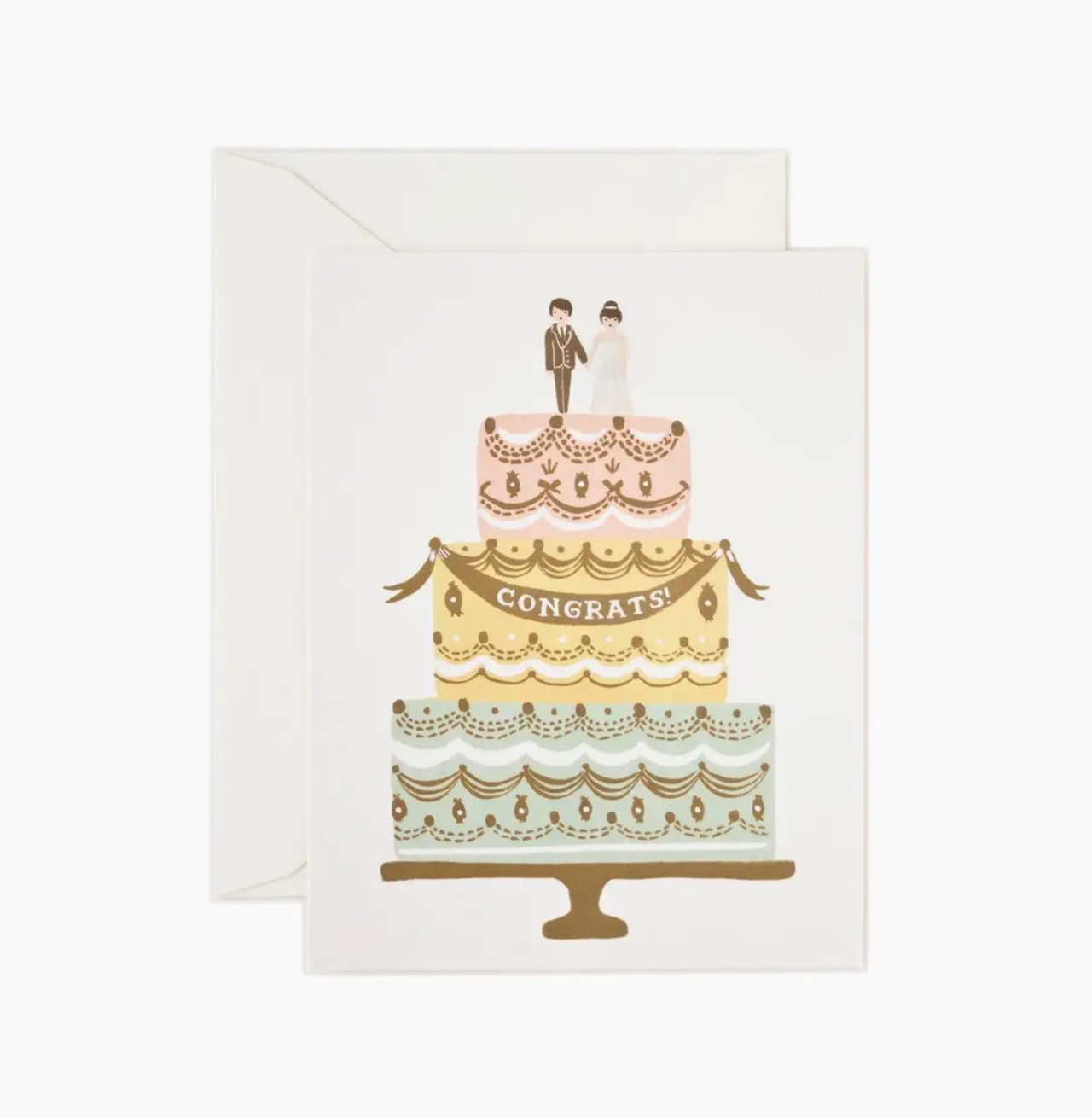 Congrats Wedding Cake Card