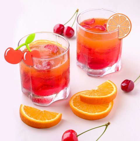Fruit Garnish Drink Markers-6 Pack