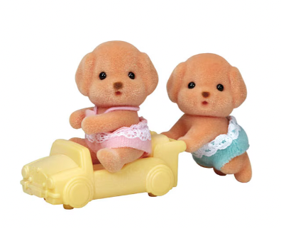 Calico Critters Toy Poodle Twins