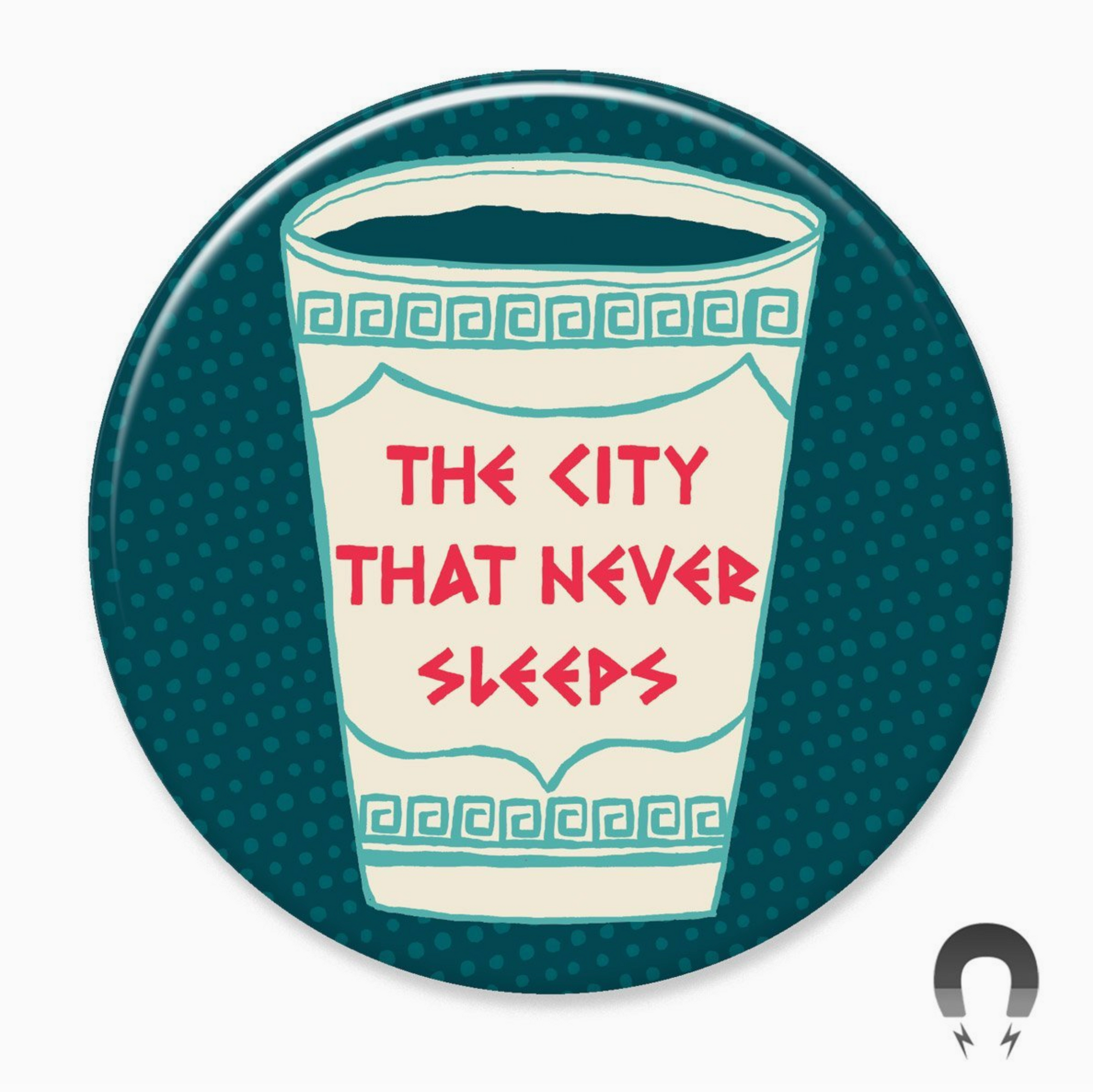 NYC the City That Never Sleeps Big Magnet