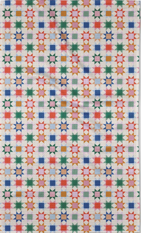 Patchwork Picnic Tea Towel