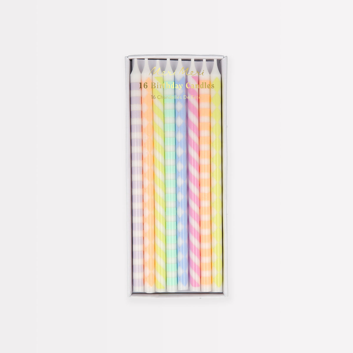 Pastel Patterned Candles
