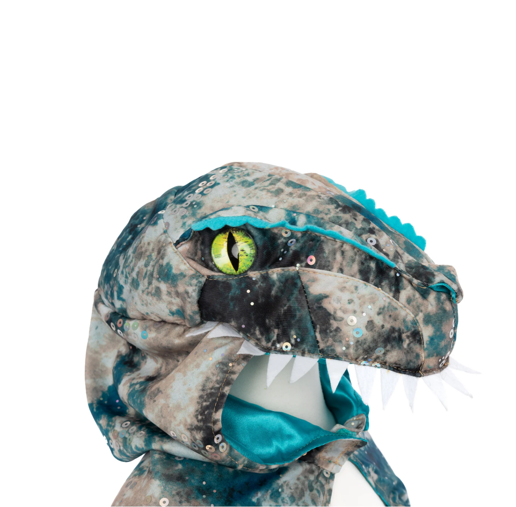 Raptor Cape, Teal/Brown, Size 5-6