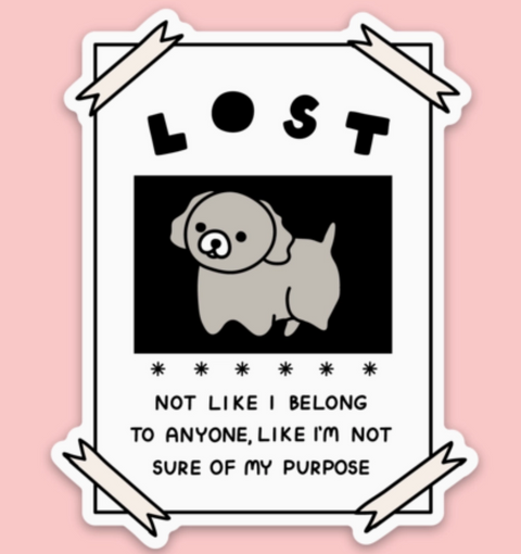 Lost Sticker