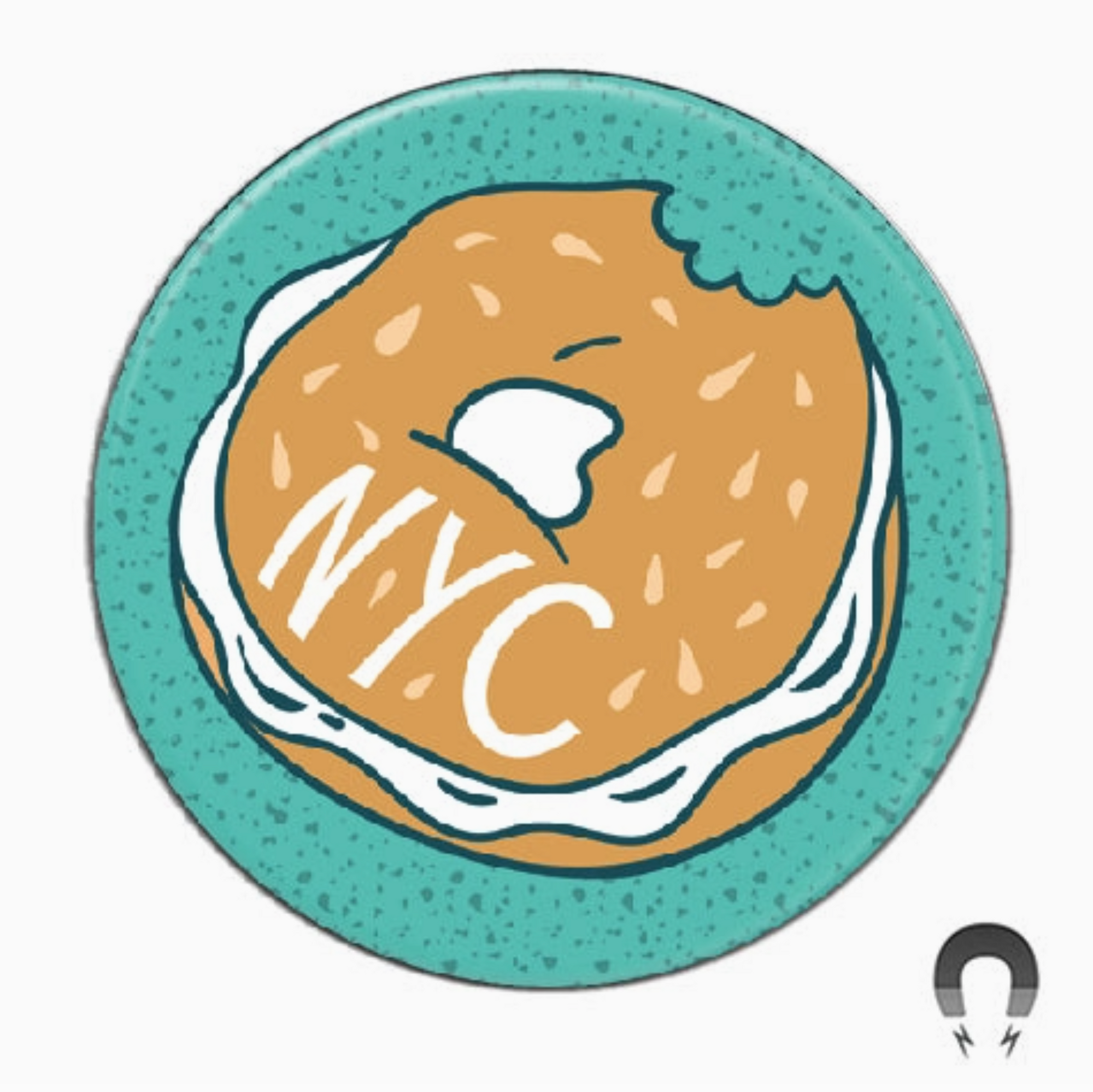 NYC Bagel Magnet