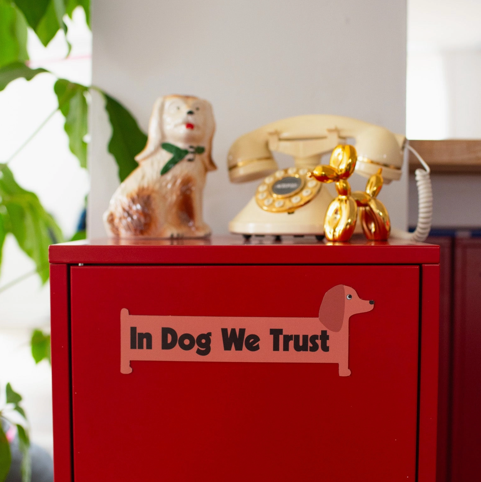 In Dog We Trust Car Magnet