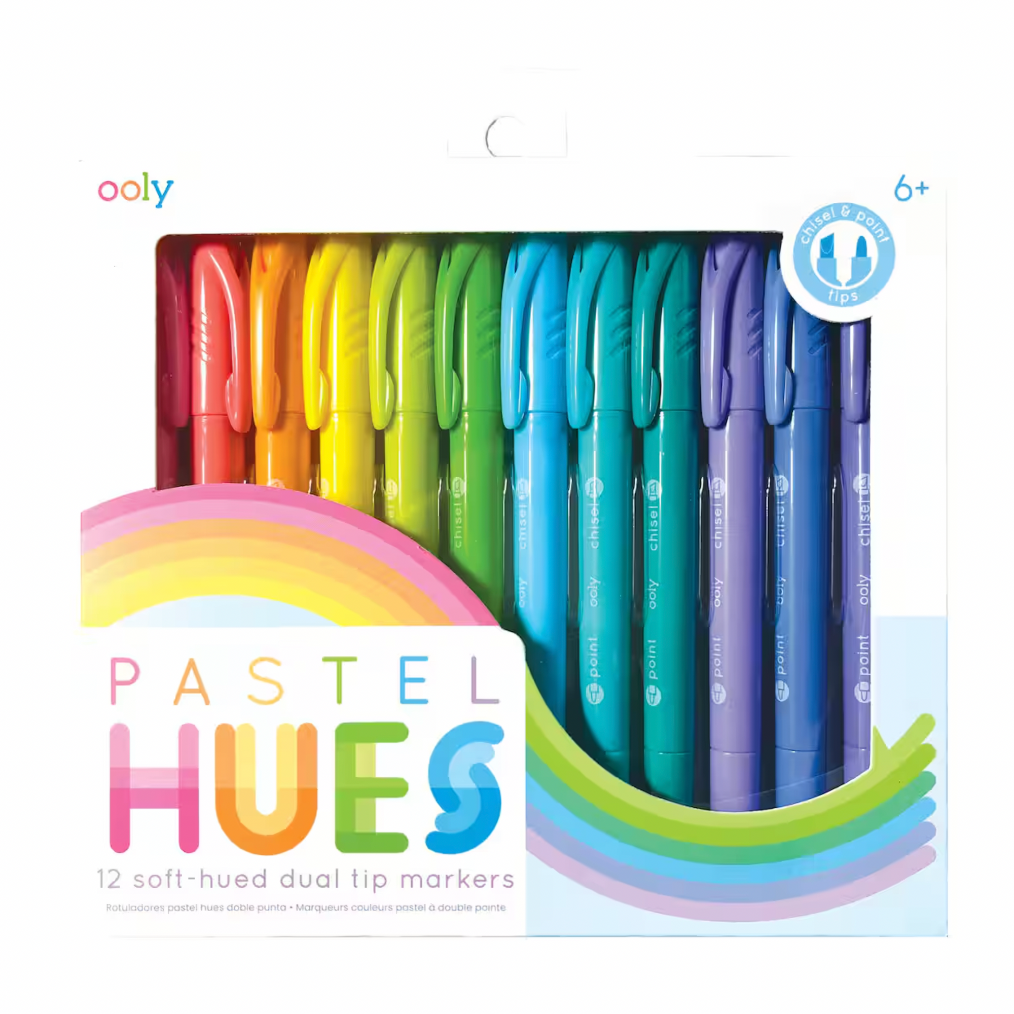 Pastel Hues Markers - Set of 12