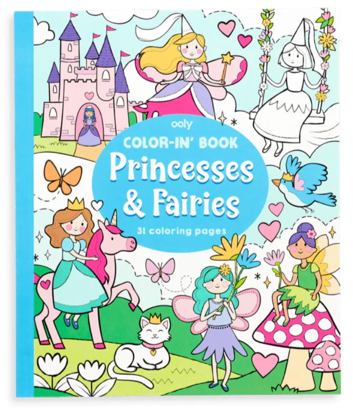 Princesses & Fairies Coloring Book