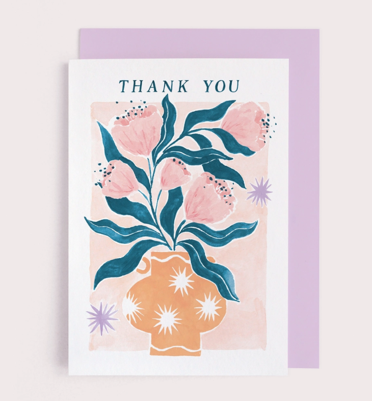 Vase Thank You Card