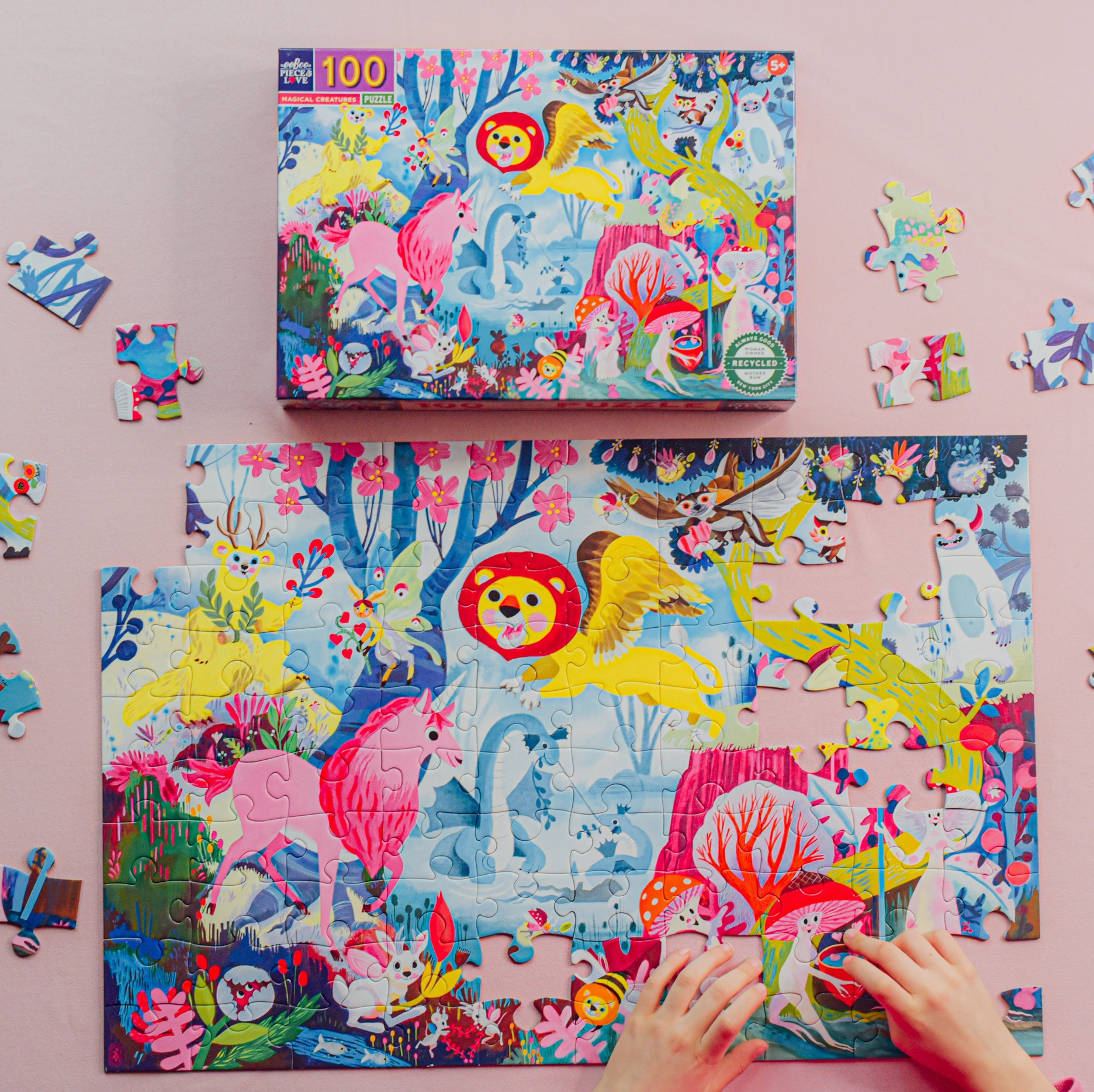 Magical Creatures 100 Piece Puzzle