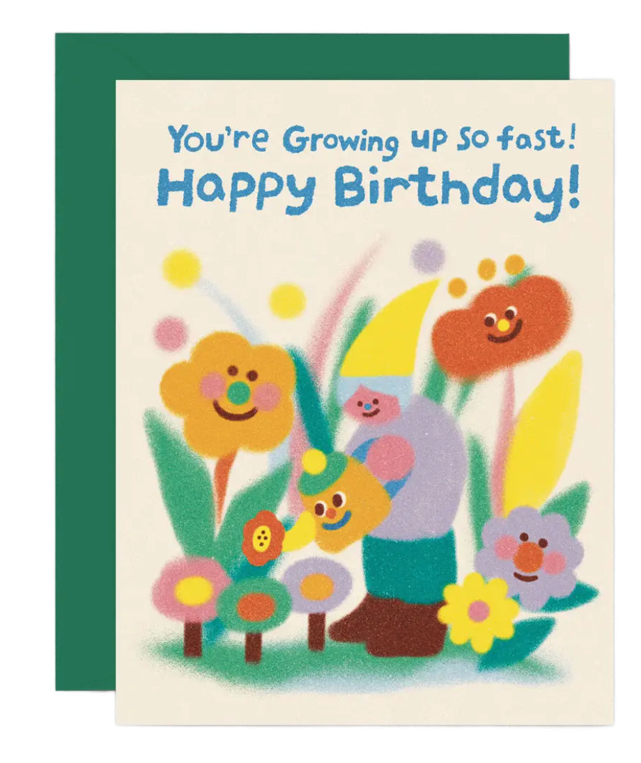 'growing Up Fast Birthday' Kids Birthday Greetings Card