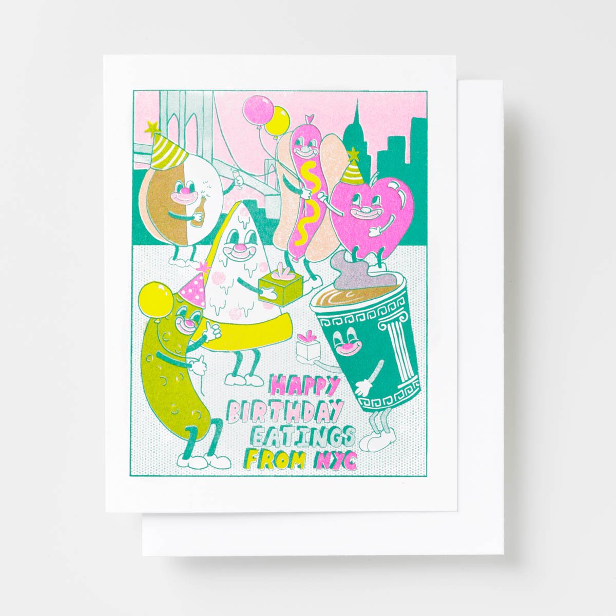 NYC Birthday Eatings Card