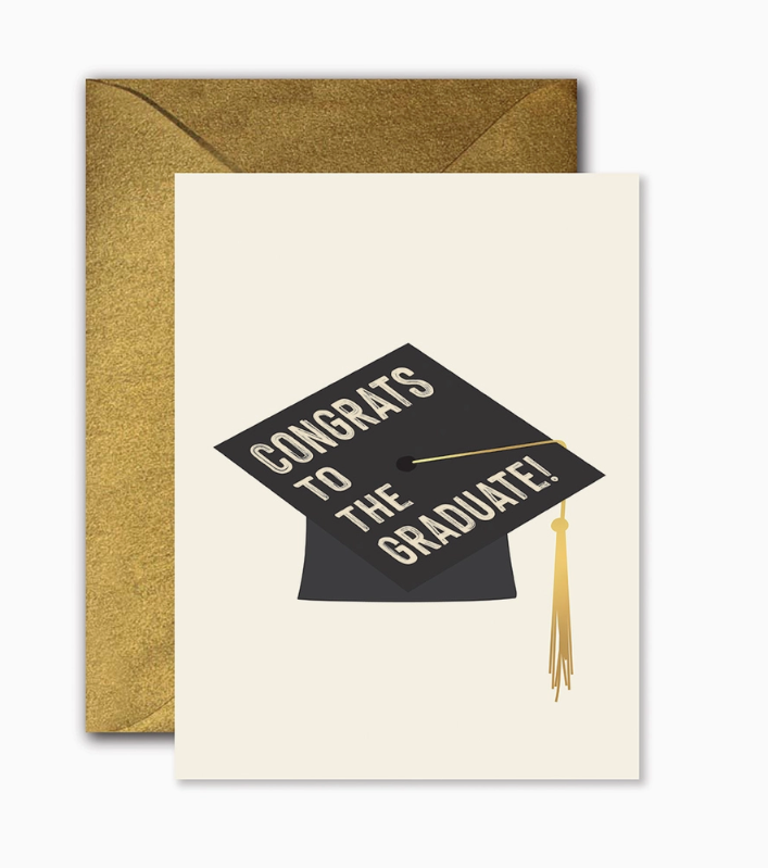 Graduate Hat Graduation Greeting Card
