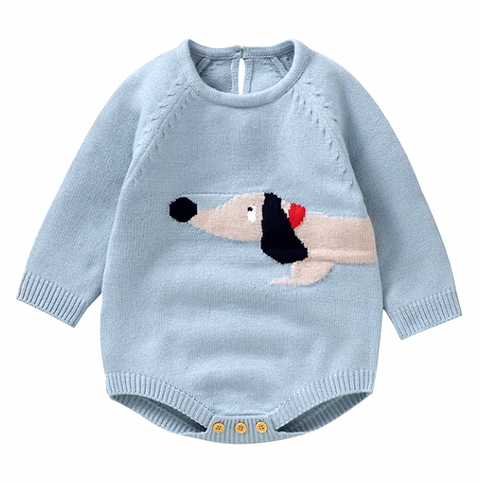 Dauchsund Knit Baby Jumper