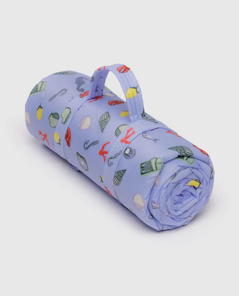 Puffy Picnic Blanket - Sea Charms