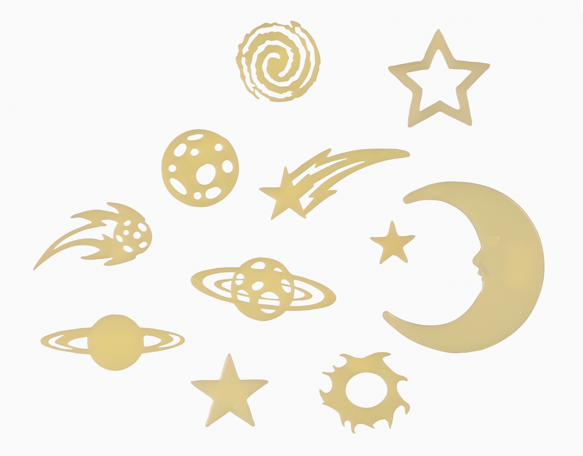 Cosmic Glow Stars Room Decor - Glow Stickers