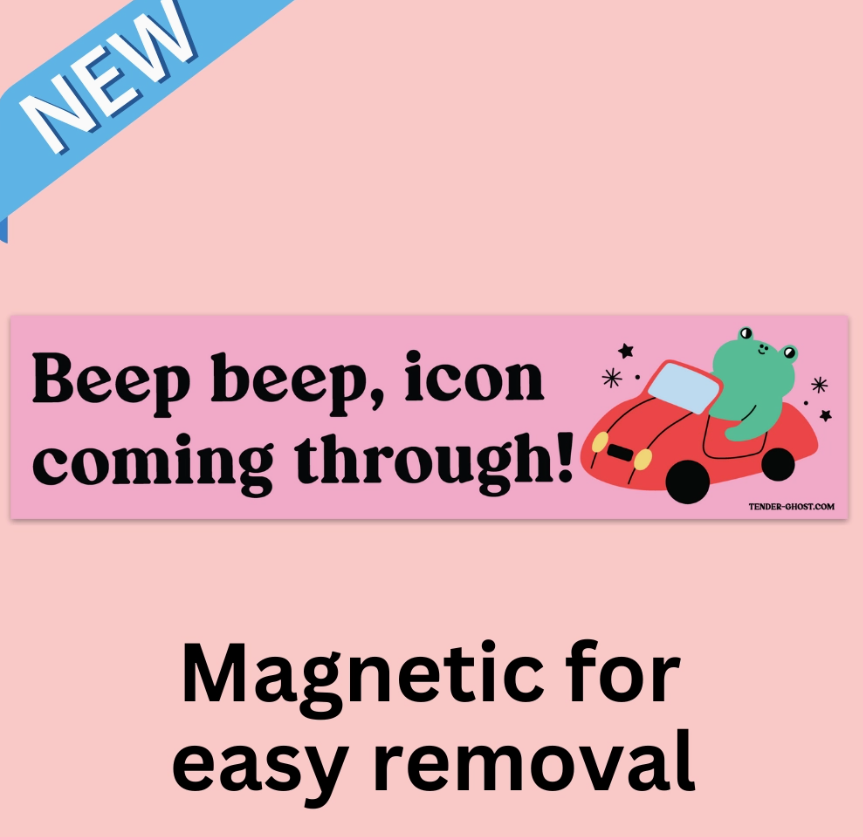 Icon Frog Bumper Magnet