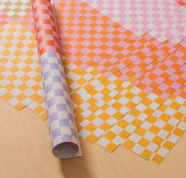 Colourful Checks Wrapping Sheet