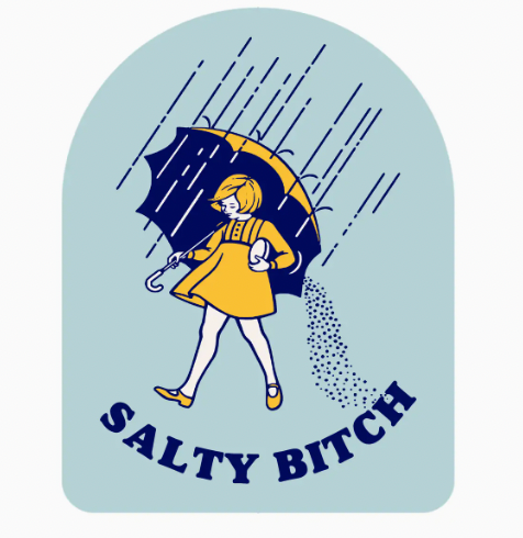 Salty Bitch Vinyl Sticker