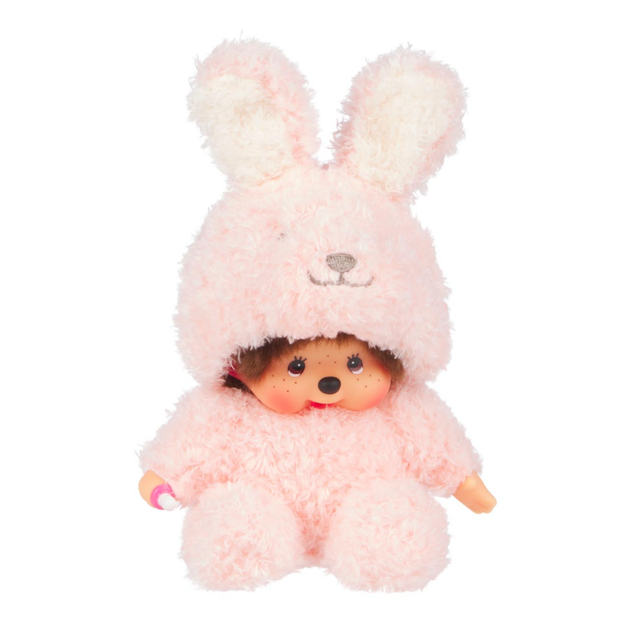 Monchhichi Pink Bunny Plush 7"