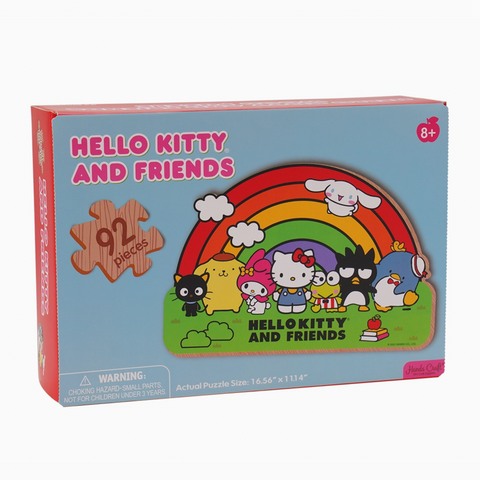 Sanrio Hello Kitty® and Friends Wooden Jigsaw Puzzle: Rainbow
