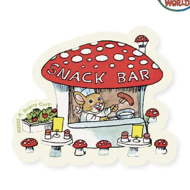 3P4 X Richard Scarry® - Snack Bar Sticker
