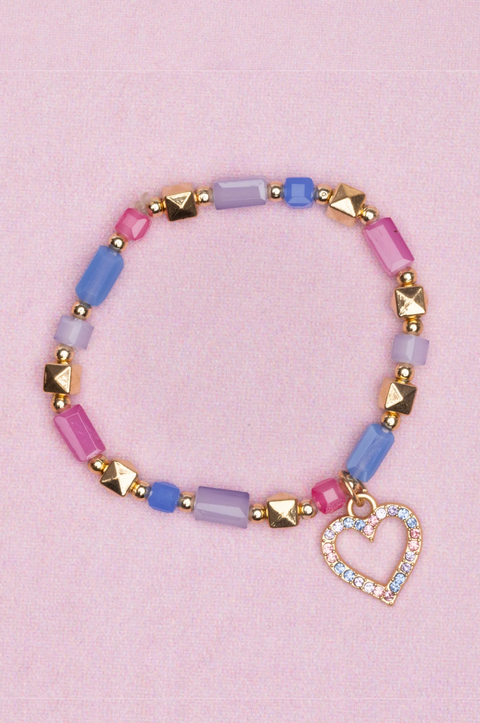 Boutique Chic Heart of Gold Bracelet