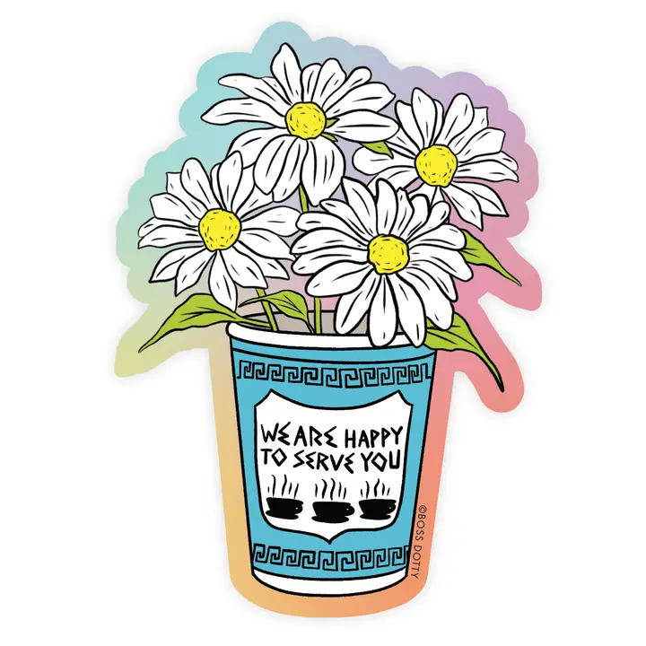 Bodega Flowers Sticker - Stay Forever