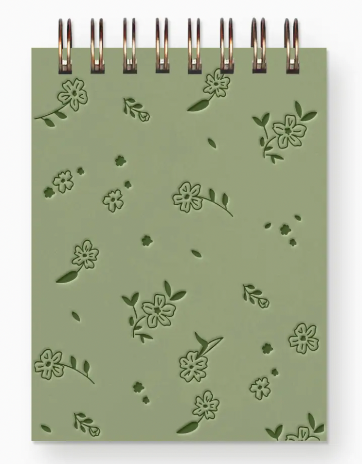 Scattered Flowers Mini Jotter Notebook