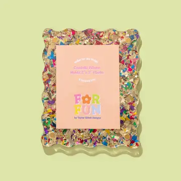 For Fun - Magnetic Frames - Gold Confetti