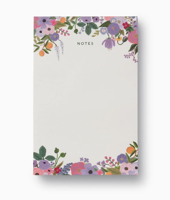 Garden Party Violet Notepad