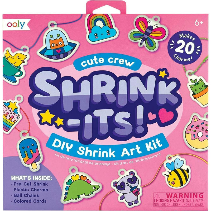 Shrink-Its!: D.I.Y. Shrink Art Kit - Cute Crew (28 Pc Set)