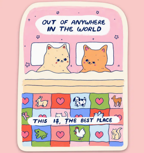 The Best Place Sticker
