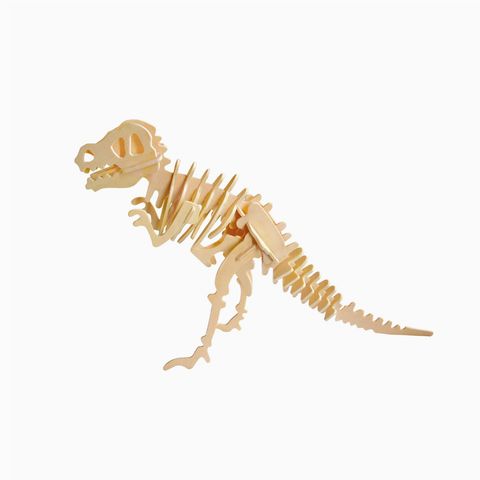 3D Wooden Puzzle: T-Rex