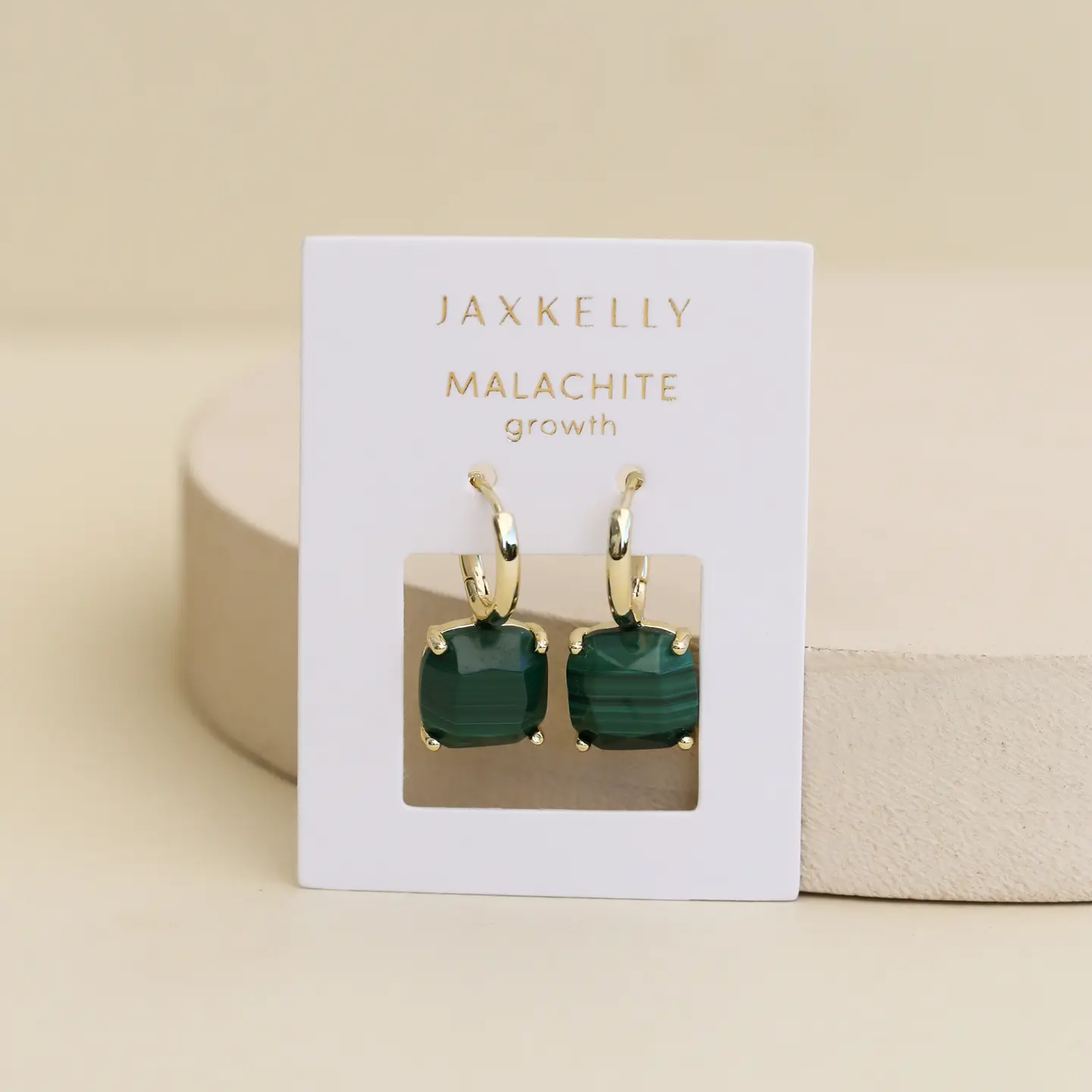 Gemstone Mini Drop - Malachite