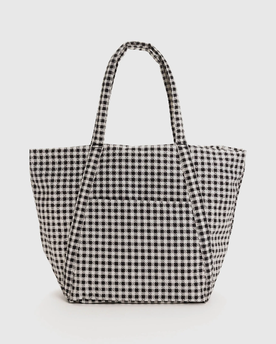 Baggu Cloud Bag - Black & White Gingham